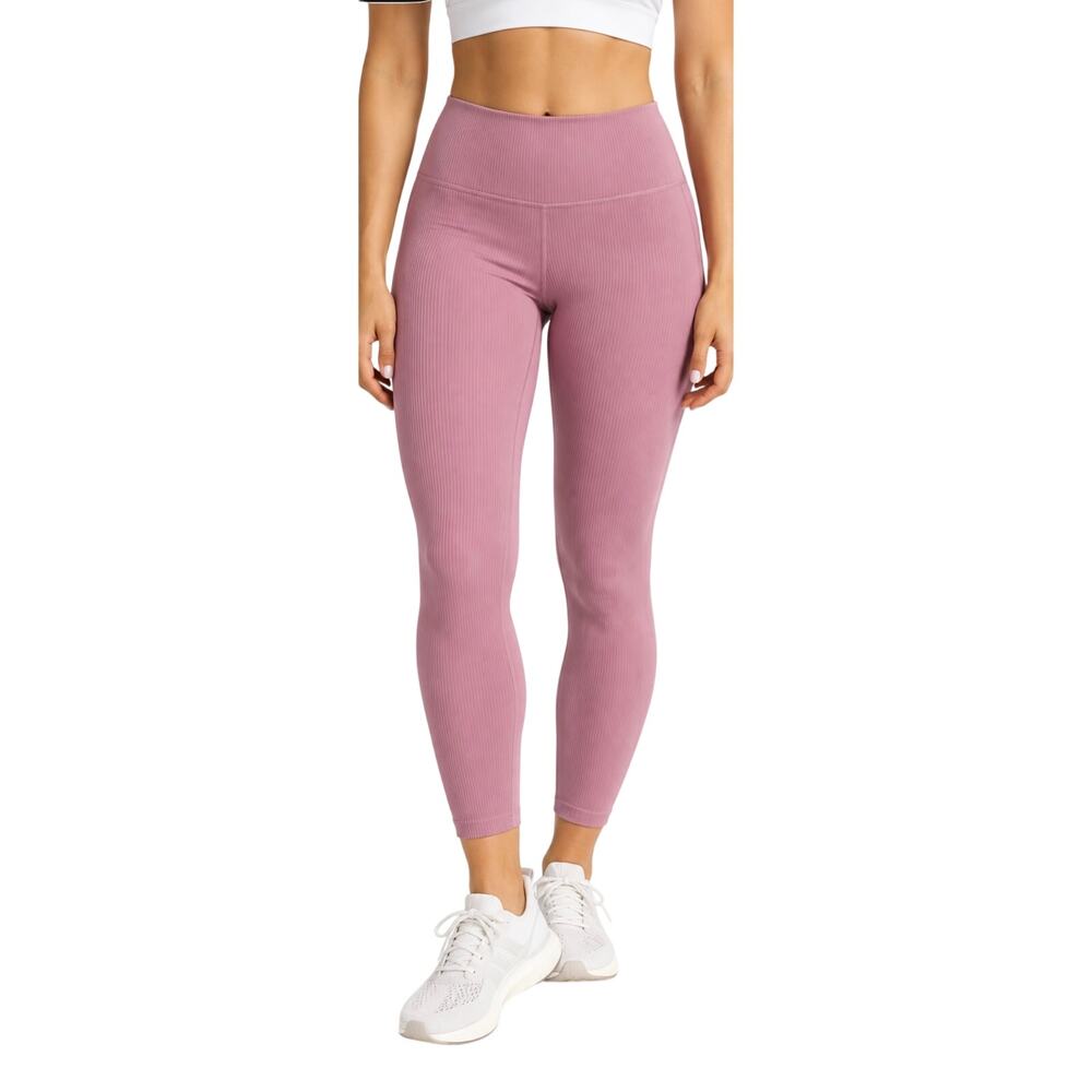 Lululemon Align Ribbed High Rise Pants, Velvet Dust Pink, Size 14